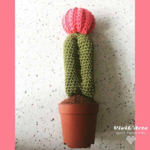 amigurumi Gymnocalycium mihanovichii