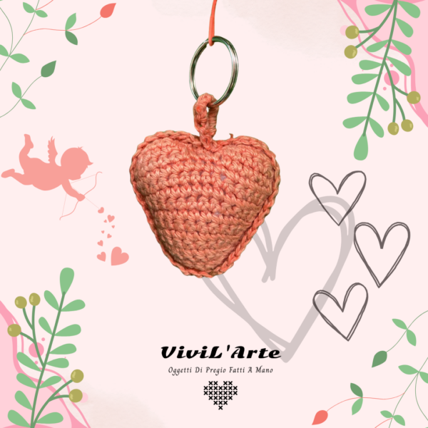 cuore amigurumi